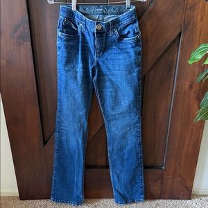 Wrangler 5/34 Women's Q-Baby Blue Jeans